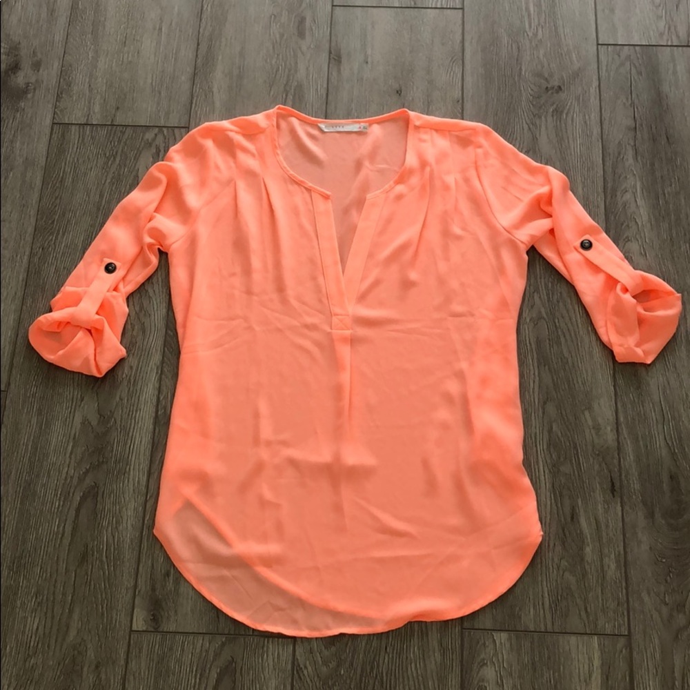 Lush Blouse Tangerine Size XS